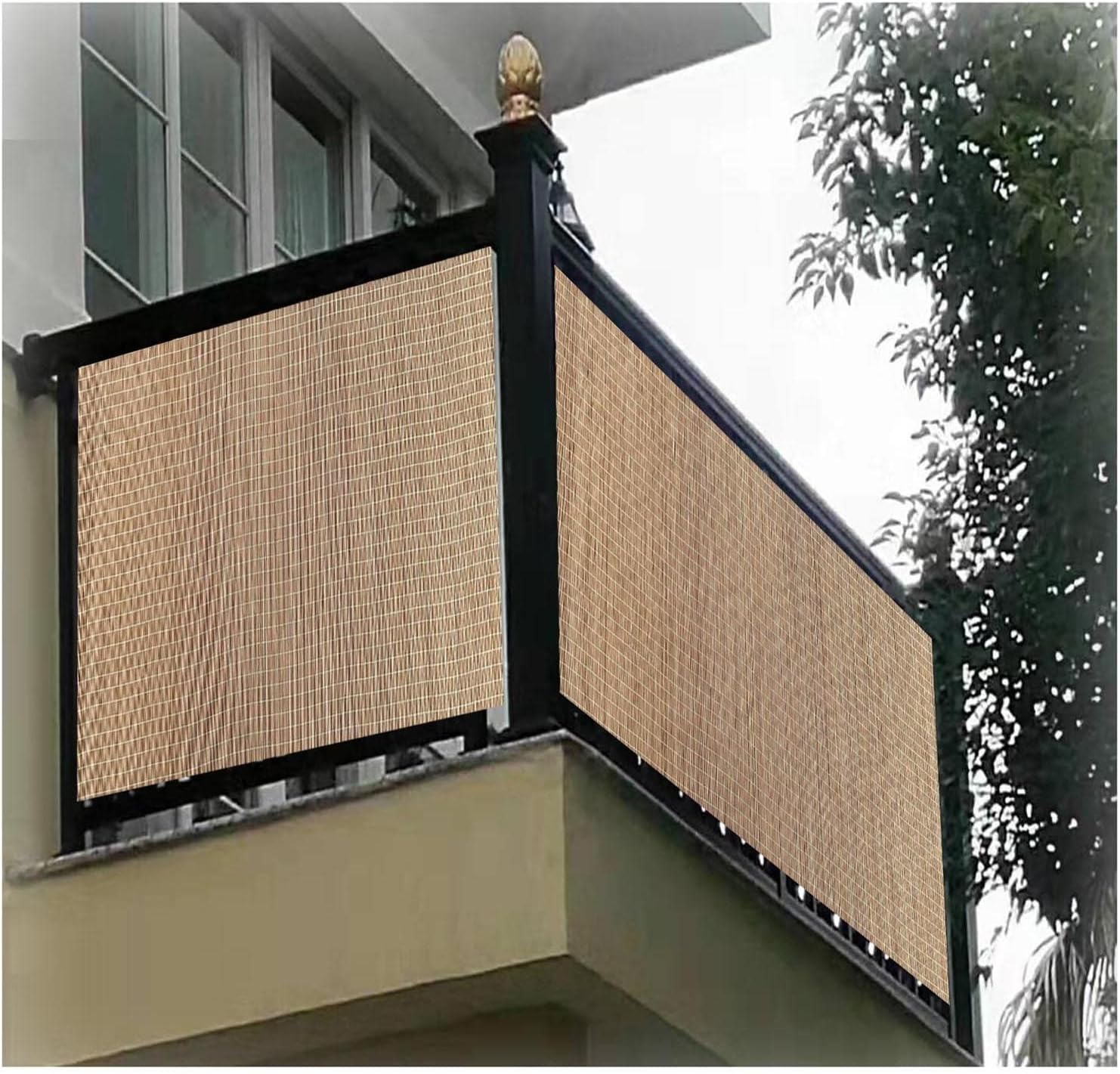 Apartment Balcony Privacy Screen Wallworks Design Bamboo