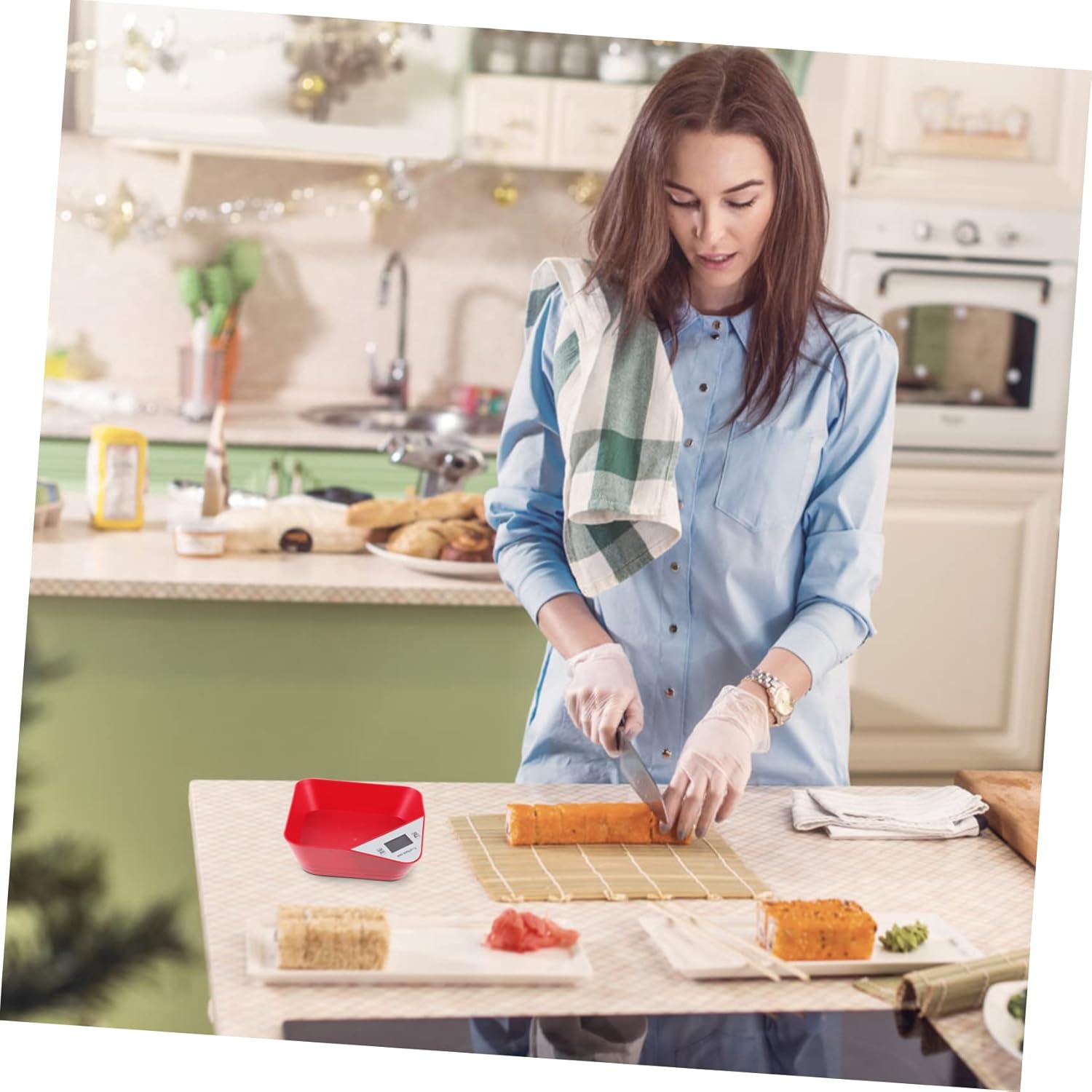 5kg Electric Pet Weight Scale Digital Measuring Tool for Pets Compact and Lightweight Design Capacity for Accurate Weighing of Animals and Food