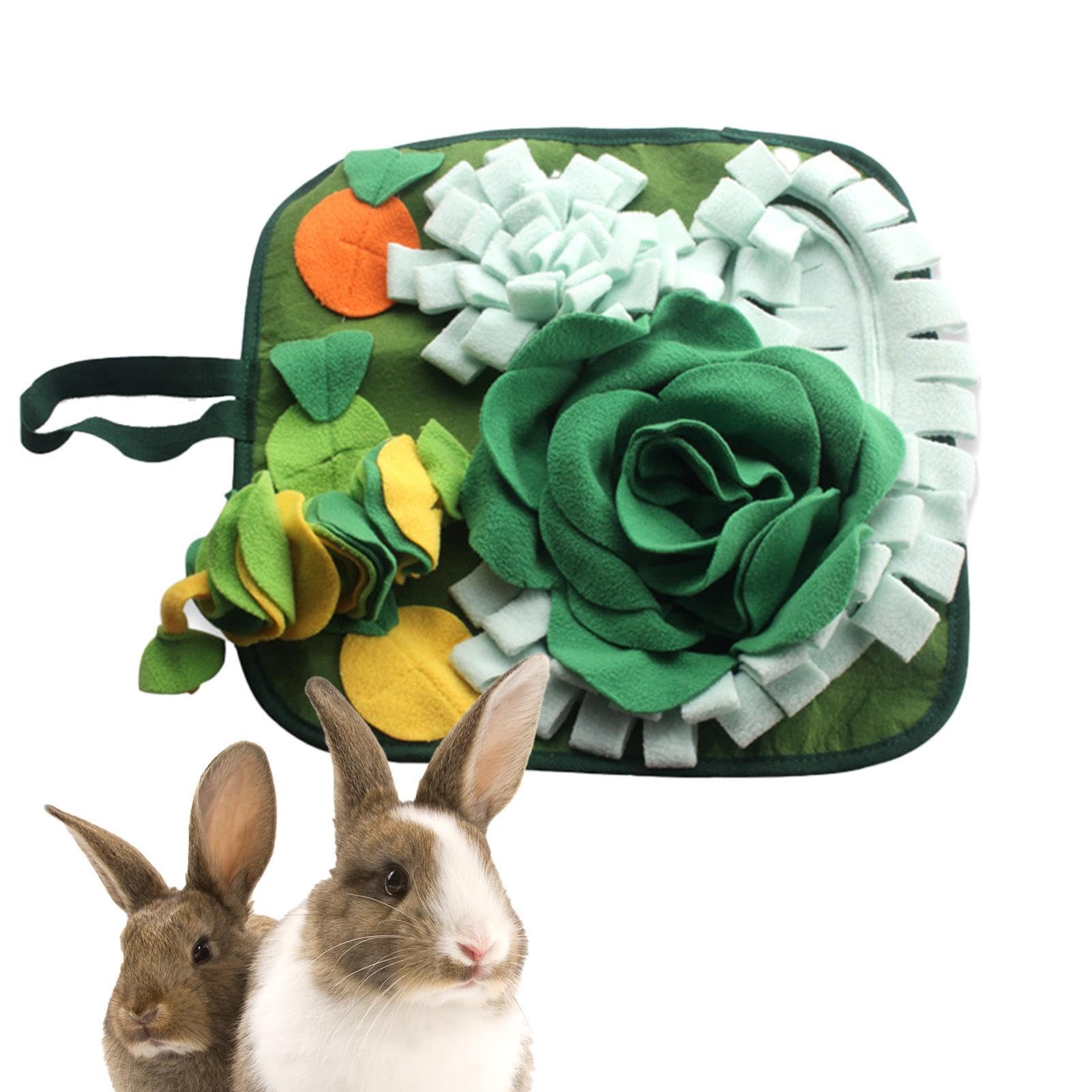 Tedious Green Snuffle Mat For Cats & Dogs, Interactive Food Puzzle Toy, Dog Enrichment Toys, Indoor/Outdoor Stress Relief, Boredom Busters