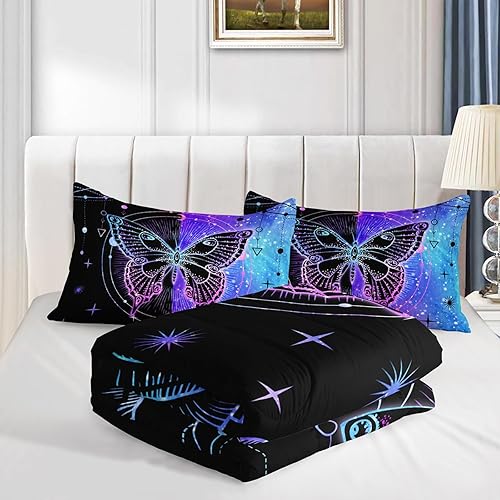 Vista 40 de CVHOUSE Juego de edredón de caballo rosa, tamaño individual, juego de ropa de cama de caballo rosa, juego de edredón suave y transpirable para niños