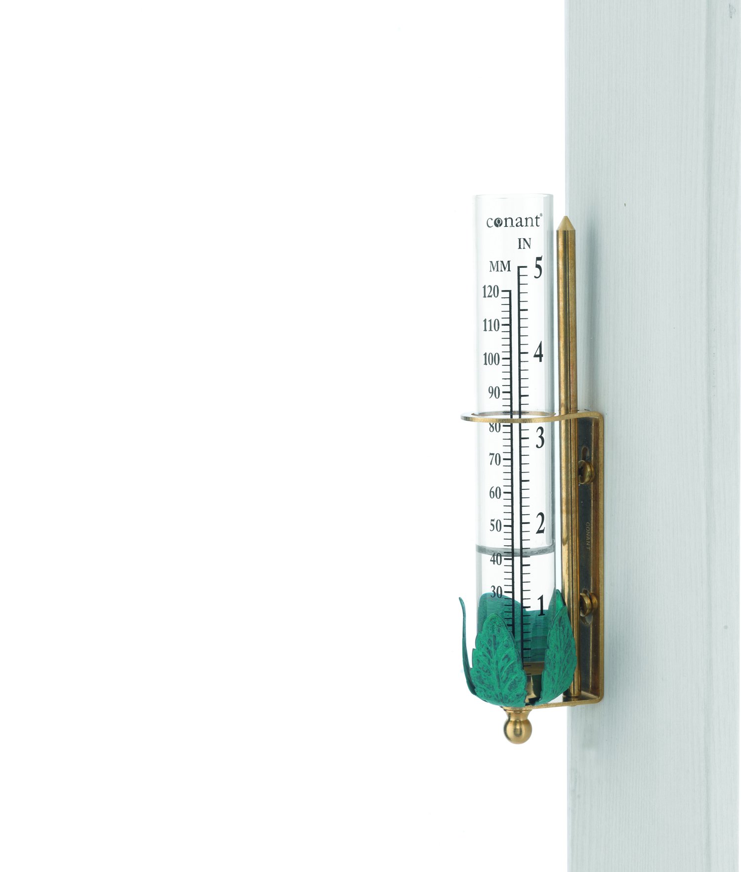 Conant Vermont Deszczomierz Living Finish Mosiądz, 27,94 x 20,32 x 10,16 cm