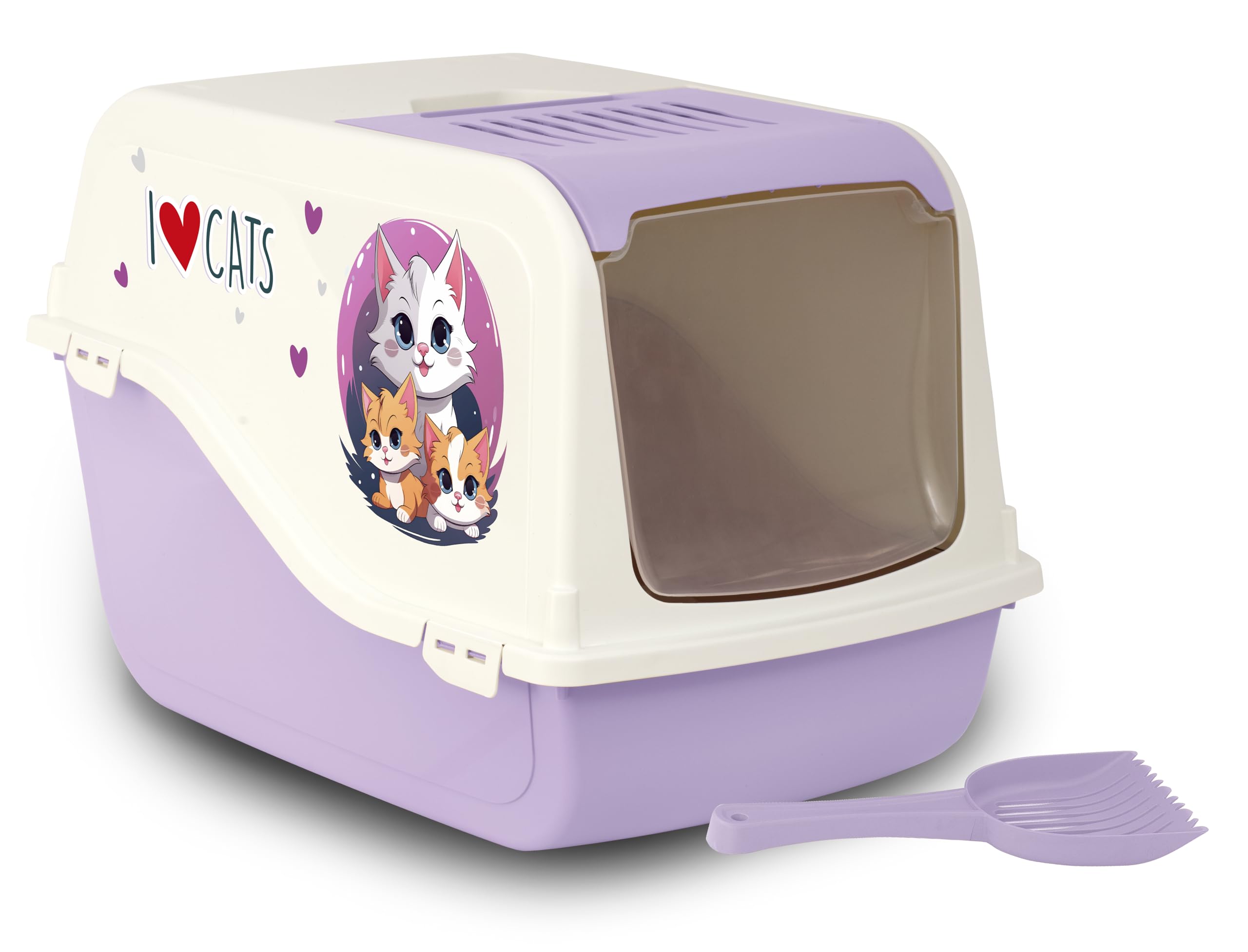 MP Bergamo- Toilette Arile Decal con Filtro Color Lilla