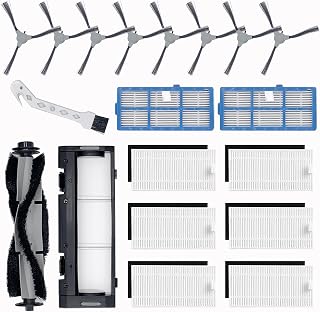 Brush Filter Accessories Kit Compatible with Ionvac SmartClean 2000 Robovac Robot Vacuum Cleaner Replacement Parts (19 Pack)