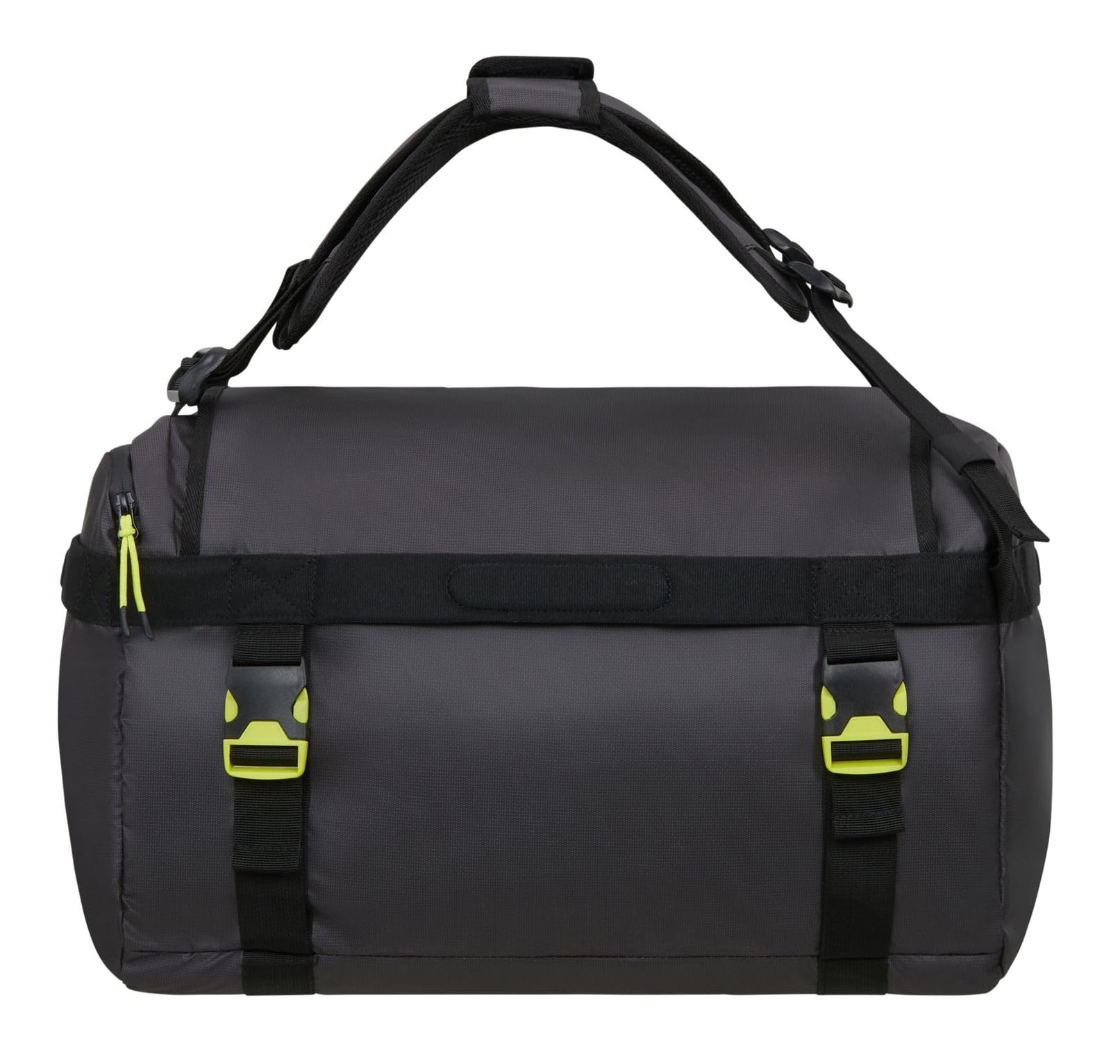 American Tourister Torba podróżna plecak Urban Track Duffle/Backpack Coated 60L Black/Lime czarny