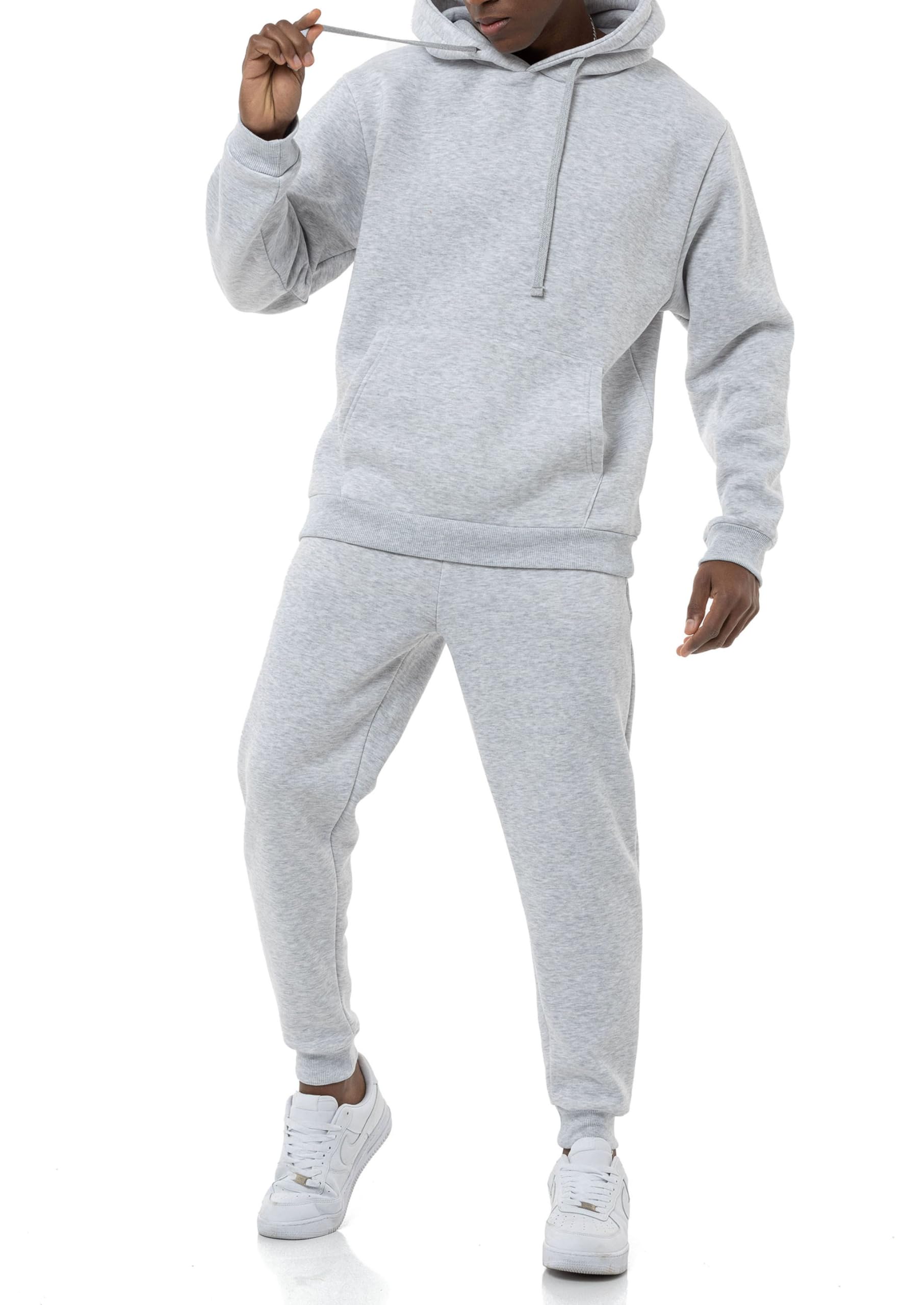 Red Bridge - Tuta da jogging da uomo, con cappuccio