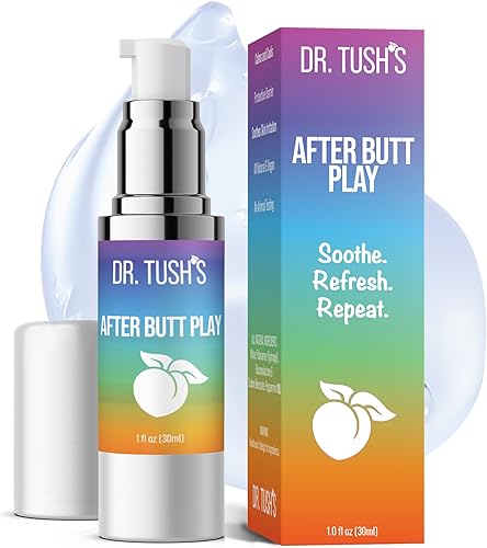 After Butt Play para hombres Gel íntimo calmante y refrescante para el cuidado diario y posterior al juego Hidrogel vegano totalmente natural con