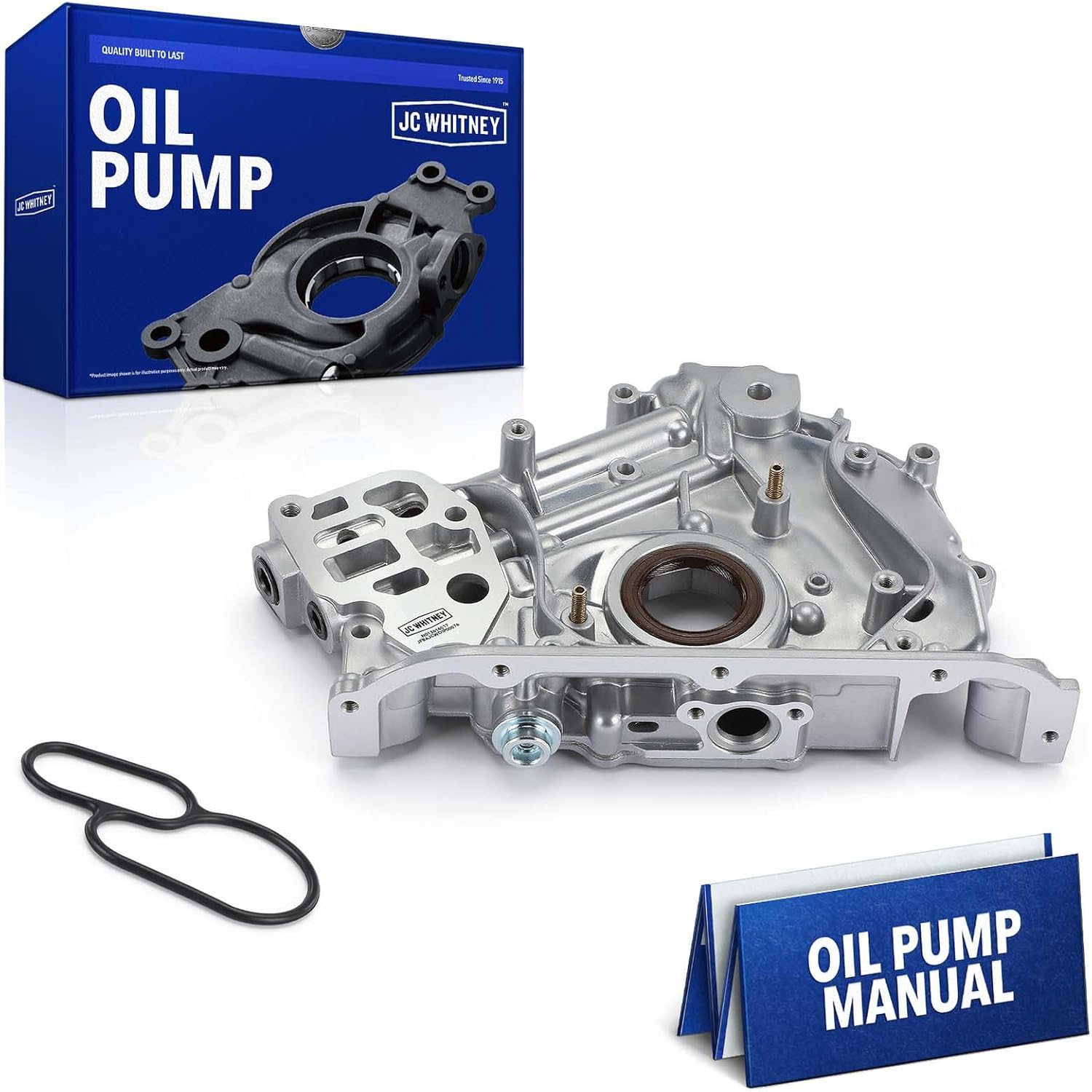 JC Whitney JFBAJCWOIP00076 Engine Oil Pump - Compatible with Honda Accord 2008-2012, Pilot 2009-2015, Odyssey 2008-2017, Ridgeline 2009-2014, Acura MDX 2009-2013 - 3.5L 3.7L