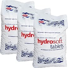 3 X Hydrosoft Salt Tablets, 25 Kg White