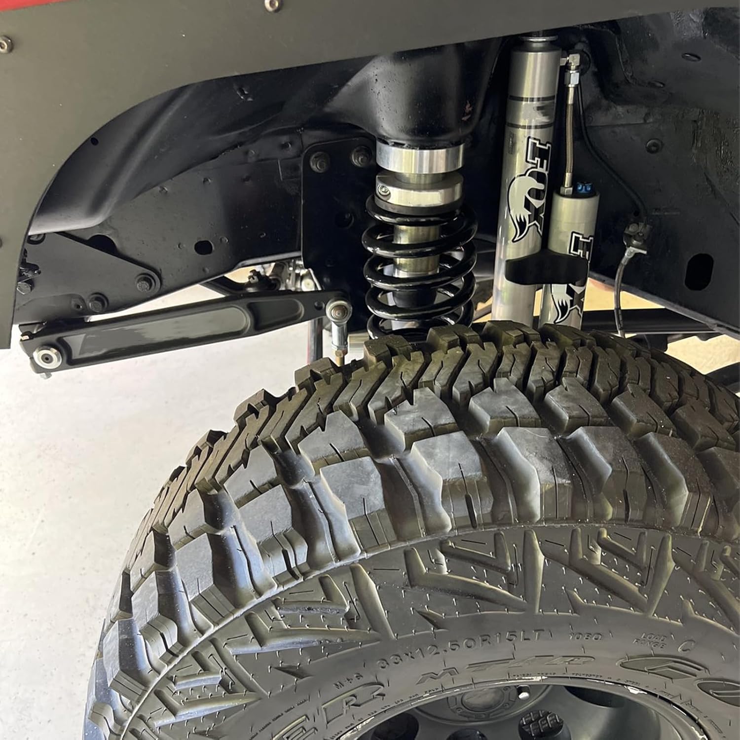 A Pair Front Adjustable Coil Over Spacer System Compatible with JKS Cherok-ee XJ Comanche MJ Grand Cherok-ee ZJ Compatible with Wrangl-er TJ LJ Aluminum Coil Spacer Kit