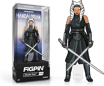FiGPiN Classic Star Wars The Mandalorian Ahsoka Tano #735, Enamel Pin, Collectible Pin