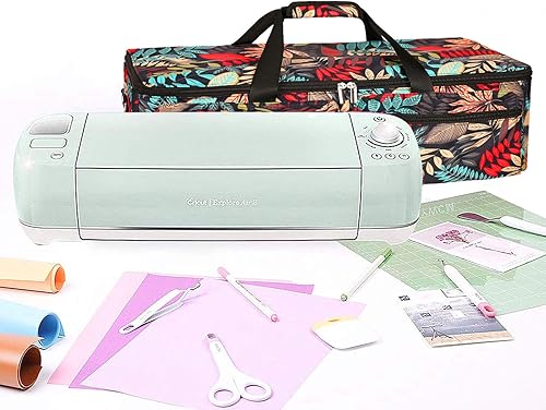Miniatura 7 de LLYWCM Funda de transporte para Cricut Explore Air, bolsa portátil compatible con Cricut Maker, Cameo 3 y Cameo 4, bolsa ligera para accesorios de