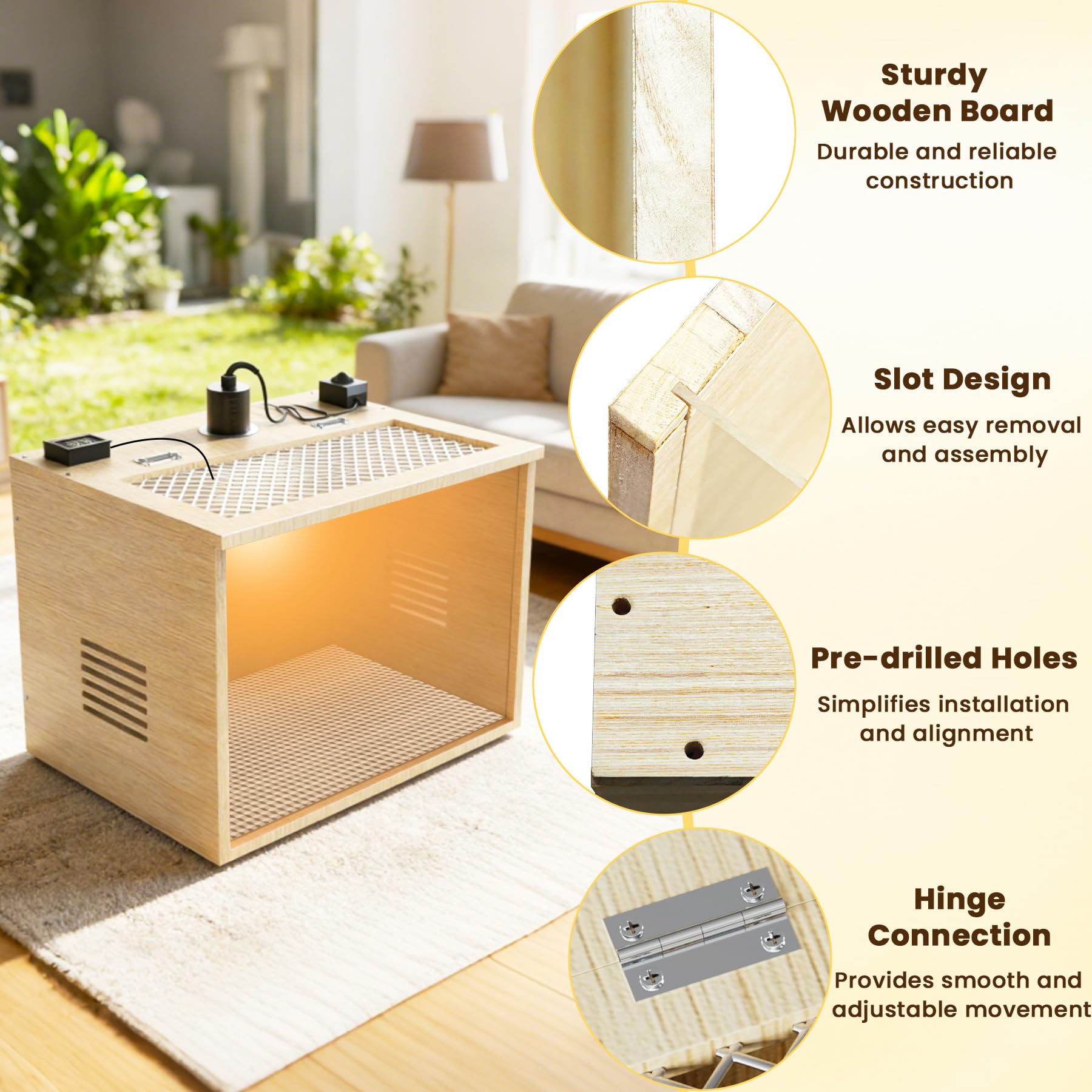 【ひよこ】3点セット Amazon.co.jp: YONOOQ 木製ブローダーボックス ひよこ用 16インチ