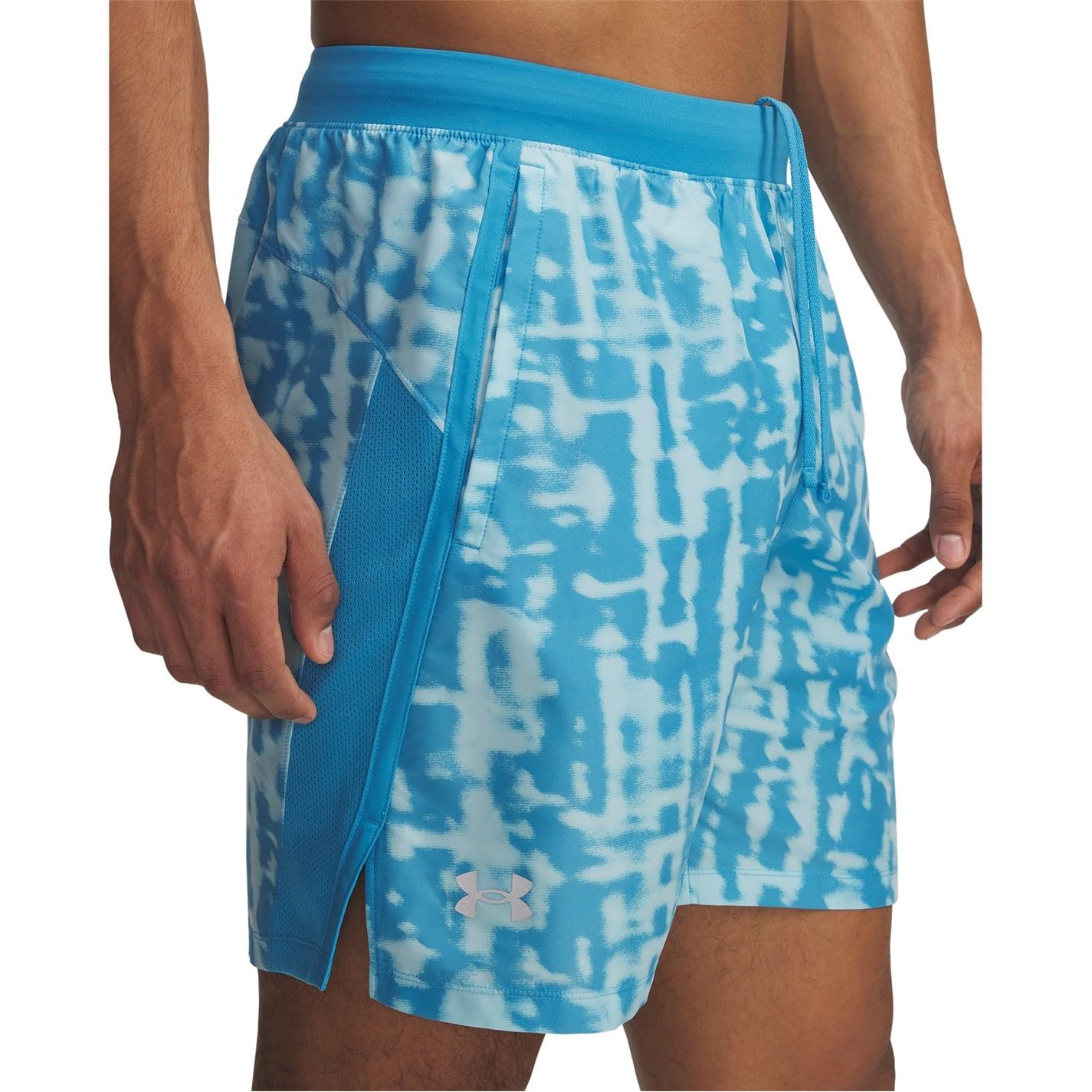 Under Armour Launch Print 7In Short de Running Hommes Blue/Stream