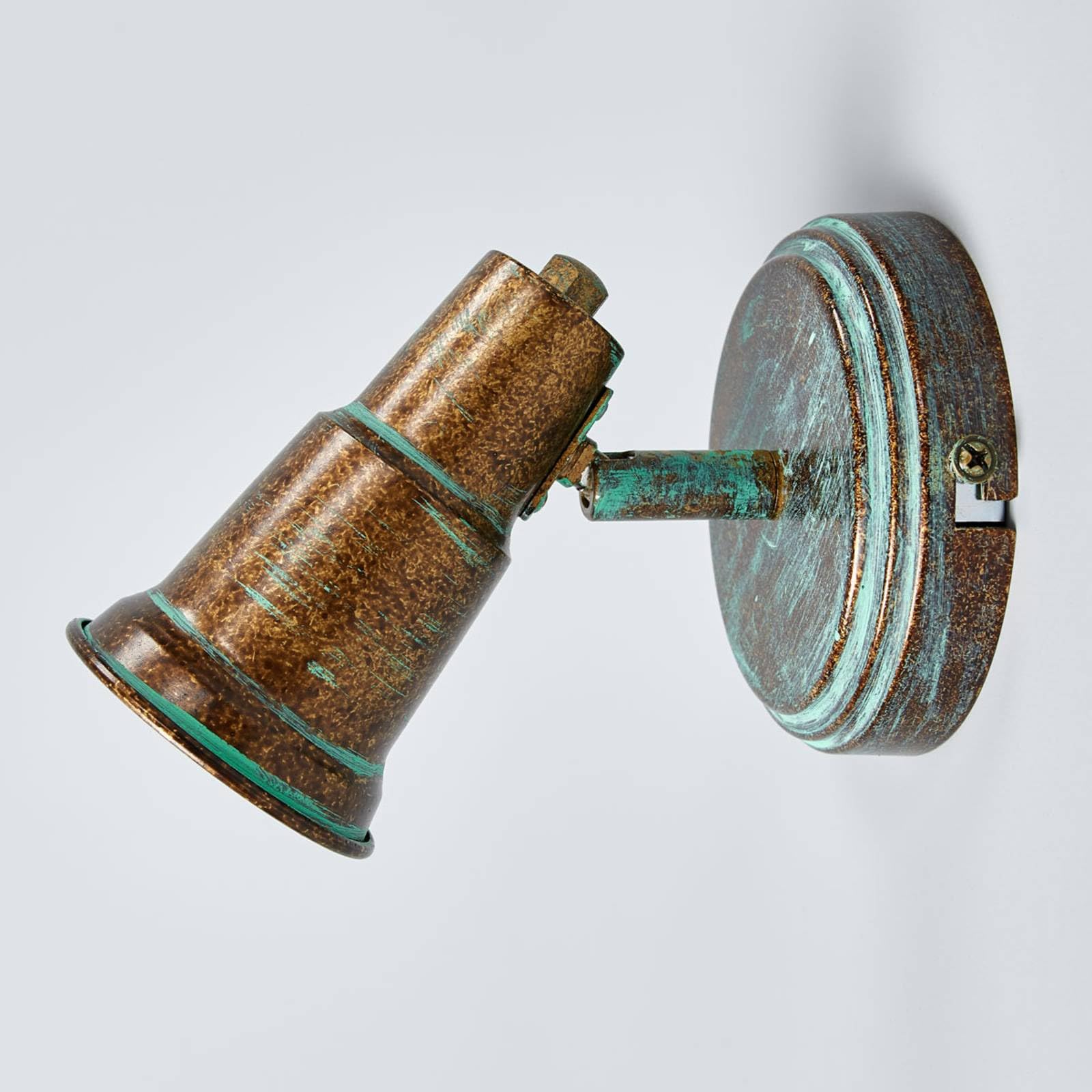Lindby Spot Arielle à intensité variable (Antique, Classic) en Bronze Métal e. a. pour Salon & Salle manger (1 lampe,à E14) Applique