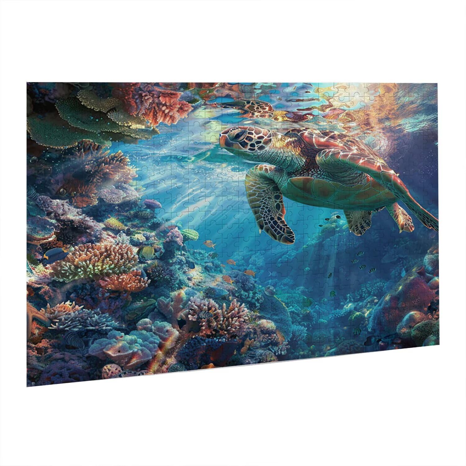 Jigsaw Puzzle, 5000 Pezzi Puzzle Classici, Animali Puzzle Rilassamento Intelligence, Mpossibile Difficile Puzzle Impegnativo per Adulti Puzzle Gioco Familiare, Regalo Amore Tartarughe Marine fr0-1149