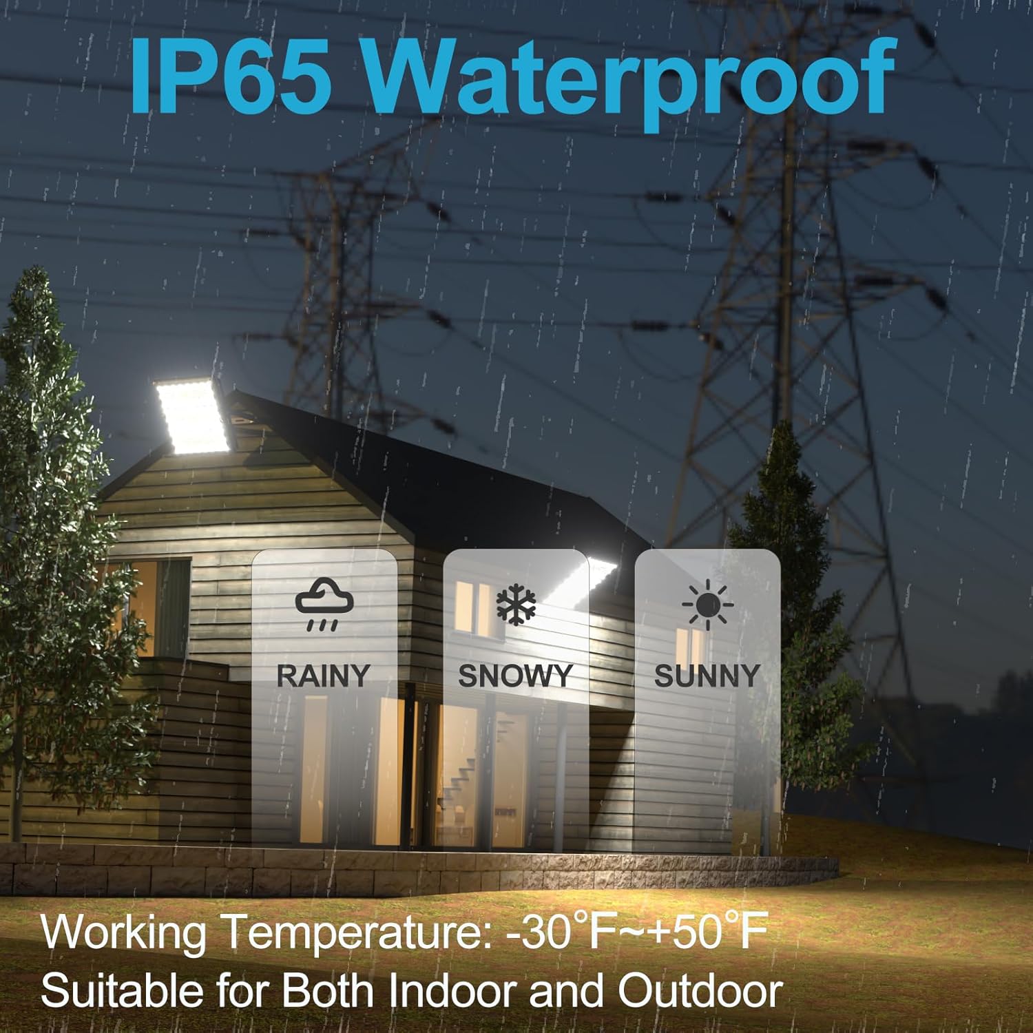 Upgrade 600W Outdoor Flood Lights AC100-277V LED Stadium Lights 90000Lm LED Flood Lights, IP65 Waterproof Area Lighting with Adjustable U Bracket-2Pack