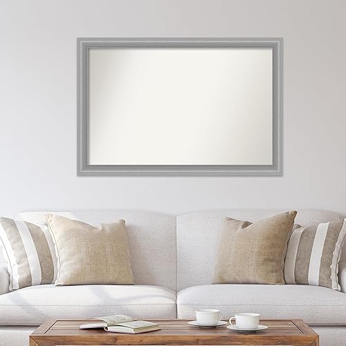 Miniatura 4 de Amanti Art Espejo personalizado, espejo estrecho de níquel pulido de pico, espejo de pared o espejo de tocador de baño sobre el fregadero (32.5 x