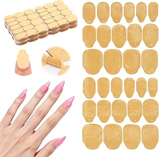 600 PCS Press on Nail Sticky Tabs, 15 Sizes Super Strong Jelly Glue for Fake Nail Waterproof Breathable Nails Stickers for Press Ons Double Sided NailsGlue Sticker for Nails Art Home DIY