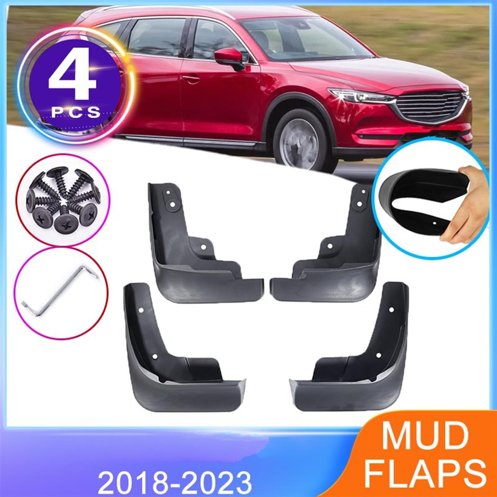 【大幅値下げ】マザーカート♥プレミアム♥2段♥ドット柄♥ Amazon.co.jp: 泥よけ ド車 ために マツダ 用 ために CX8 ために CX-8