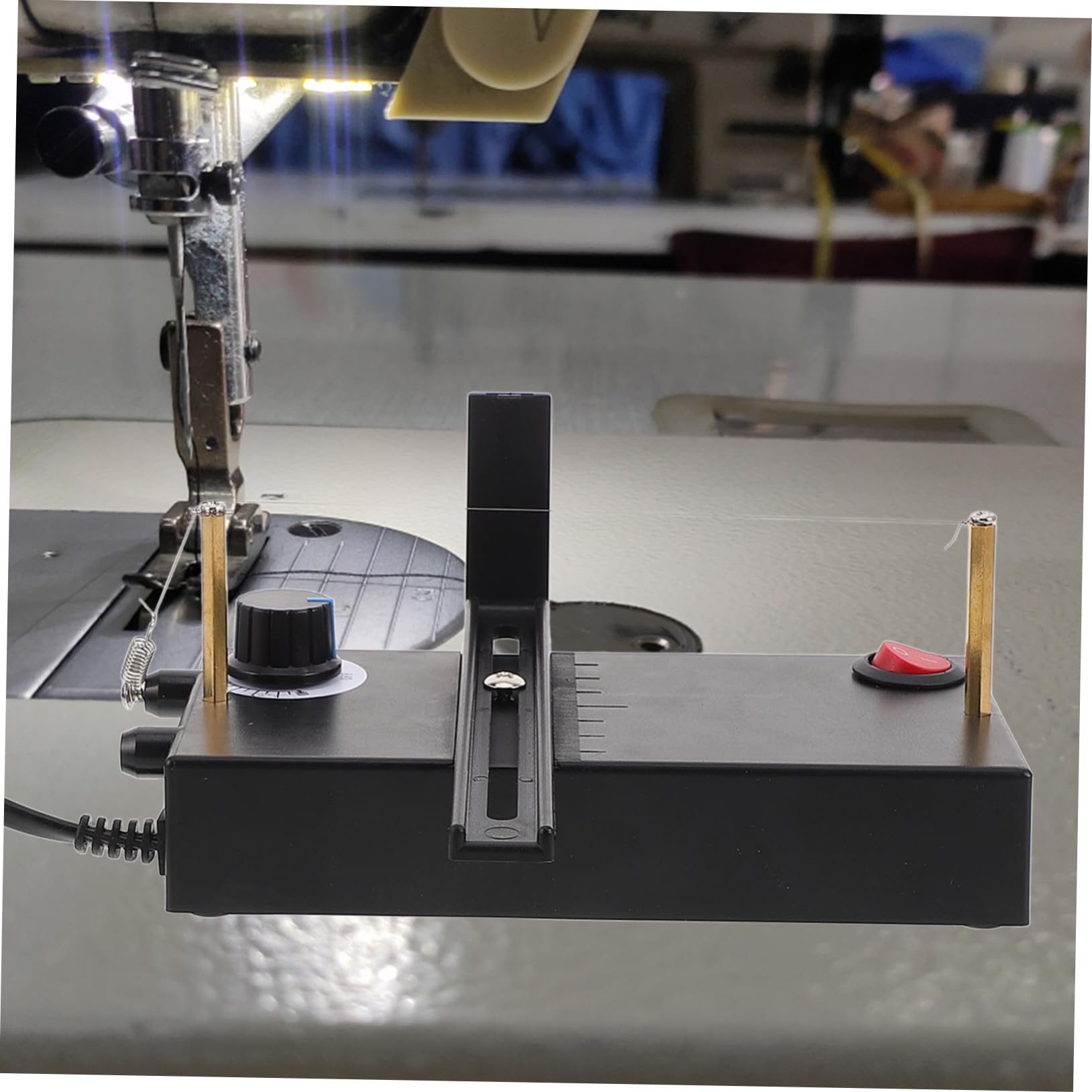Cortador Eléctrico de Cinta Caliente - Ajustable Máquina de Portátil para Manualidades de Cuerda DIY Herramienta de y Segura para Cintas y Bandas Elásticas