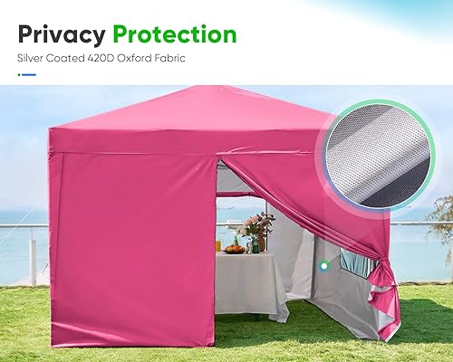 Miniatura 4 de Quictent, casa de campaña, privacidad, de 8x 8 pies, toldo, cortina EZ, toldo, gazebo, cortina de malla, 100% impermeable, 9colores