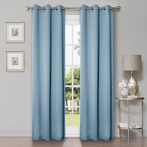 SUPERIOR Cortinas opacas, oscurecimiento de habitación, dormitorio, detalles de ventana de sala de estar, bloqueo solar, térmicas, modernas clásicas