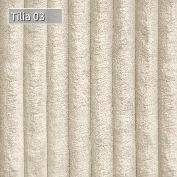 Sofnet Mollo Box Spring Bed with 2 Bed Boxes Double Bed with Bonell Mattress and Topper Upholstered Bed in Soft Corduroy Fabric Bed Bed Frame for Bedroom (Beige (Tilia 03) 140 x 200 cm)