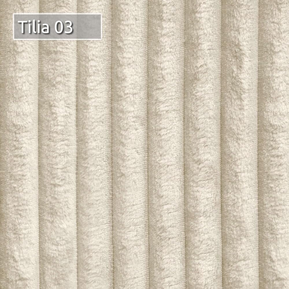 Sofnet Boxspringbett Mollo Mini mit Bettkasten und Matratzentopper - Einzelbett mit Bonell-Matratze und Topper, Polsterbett in weichem Cordstoff, Bett, Schlafzimmer (Beige (Tilia 03), 120 x 200 cm)