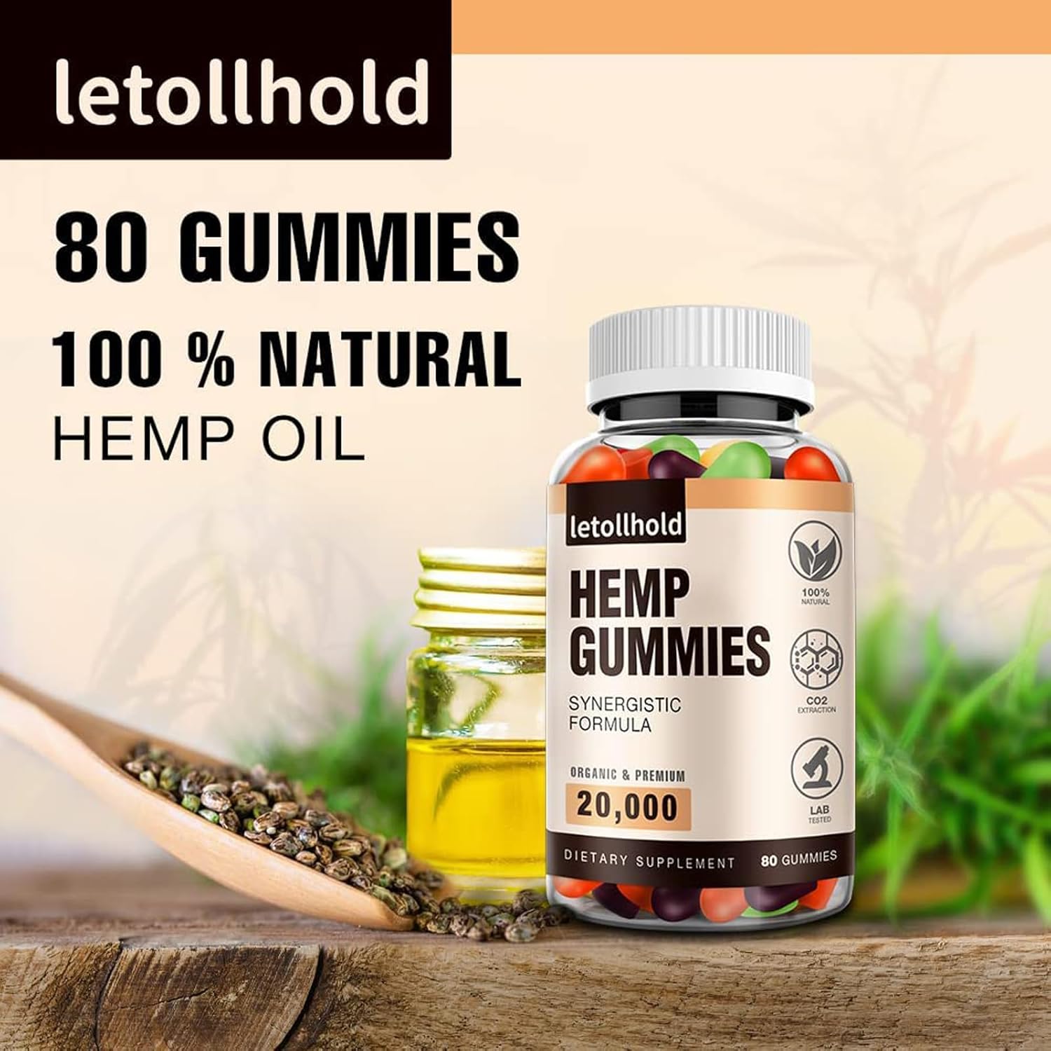 Hemp Gummies for Sleep, Pain, Anxiety- High Potency Advanced Extra Strength with Pure Natural Hemp Oil, Best Hеmp Gummies for Adults - Low Sugar (2 Pack)
