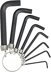 CARBOGRAFITE Jogo De 8 Chaves Hexagonais Carbografite 012479812 Preto