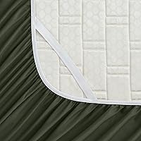 Vista 260 de Empyrean Charcoal Grey Extra Deep Pocket Fitted Sheet Full Size, Hotel Luxury Deep Pocket Full Size Fitted Sheet Only Easily Fits 18 to 24 Inch