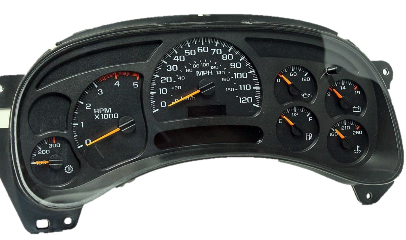 Instrument Cluster Compatible with 2003-2005 Chevy Silverado Tahoe Avalanche Suburban & GMC Yukon Sierra Yukon XL, Compatible with 2003-2005 GM Full Size Trucks/SUVs