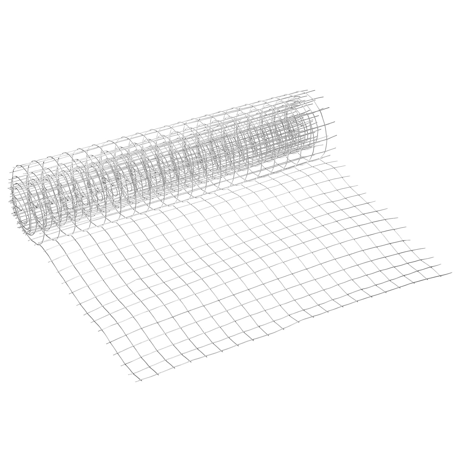 PATIKIL Hardware Cloth 15.8" x3.3ft, 5/7"(18mm) 17 Gauge Welded 304 Stainless Steel Wire Mesh Roll Wire Screen Fence for Garden Animals Chicken Fence Rabbit Fencing