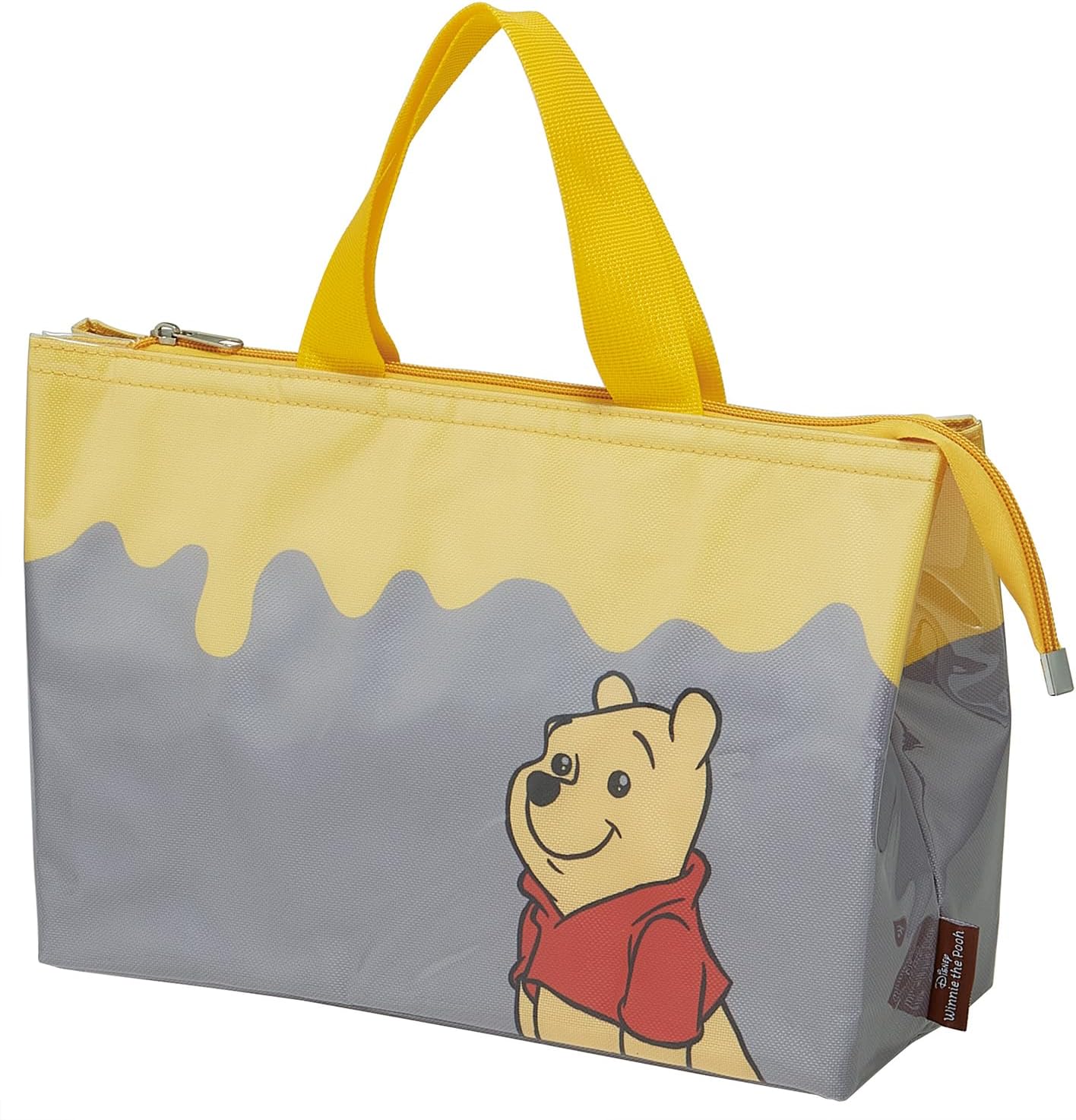 Skater KBCV1-A Lunch Bag with Cover, Cold Insulation, Width 11.4 x Height 8.3 x Depth 4.7 inches (29 x 21 x 12 cm), Disney Winnie the Pooh Funny Face