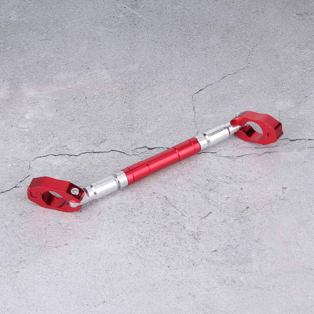 Traversino Manubrio Moto In Alluminio - Barra Di Bilanciamento Regolabile Per Manubri 22mm (Nero)