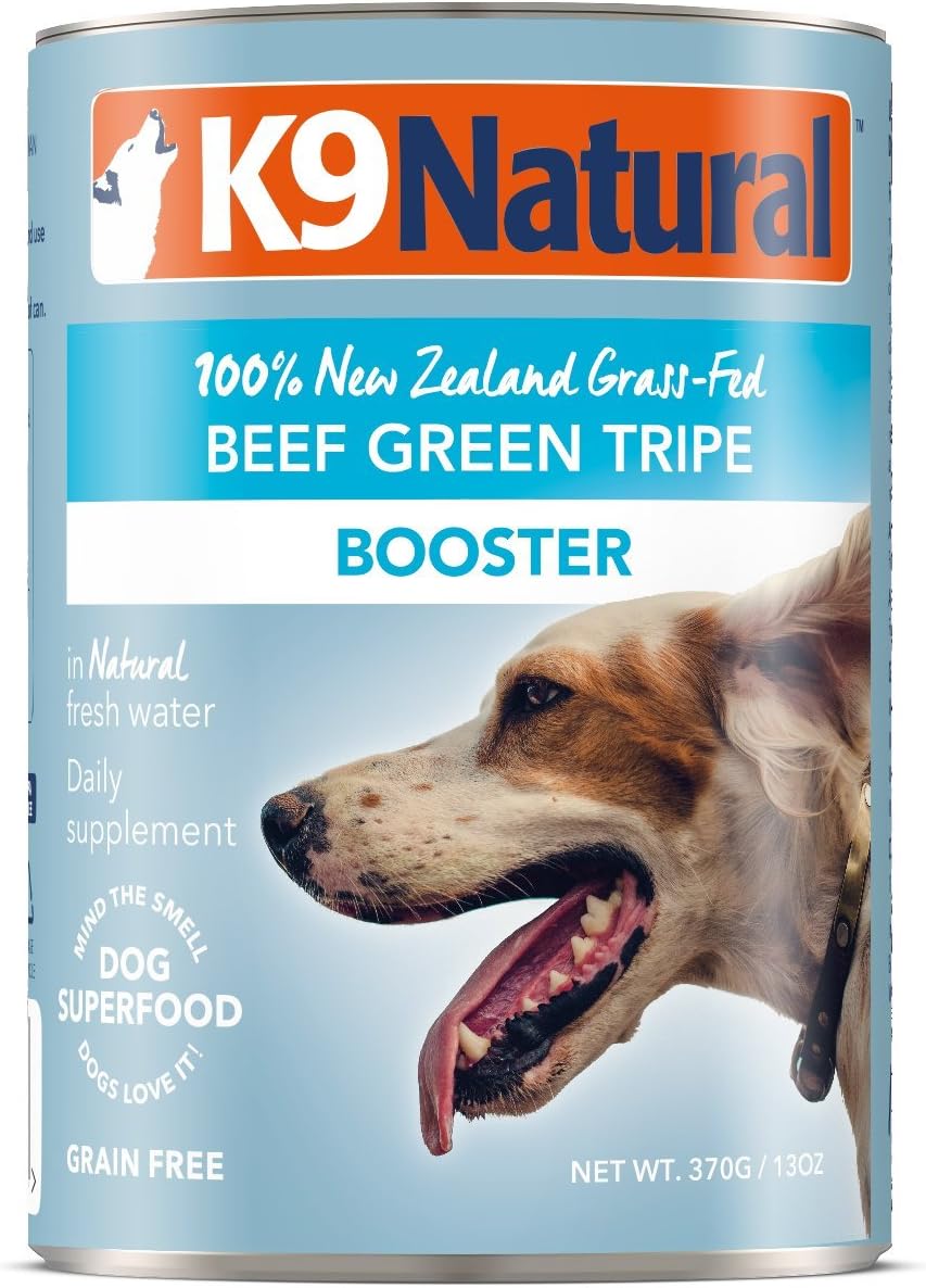 K9 Natural BPA-Free & Gelatin-Free Canned Dog Food Supplement Booster (Beef Tripe, 13oz)