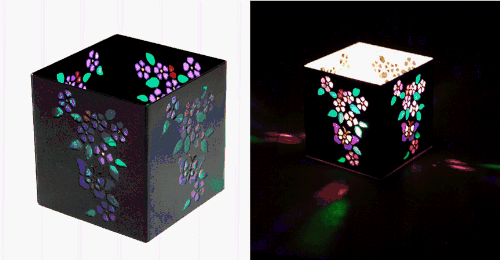 Square Deal Recordings Butterfly Metal Tealight Holder #TOP11