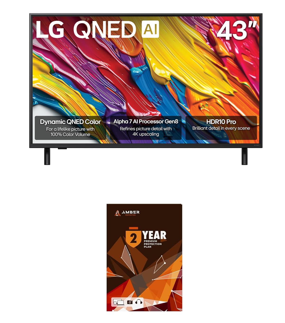Amazon.com: LG 43QNED82AUA 43 Inch QNED AI 4K Smart TV with HDR10