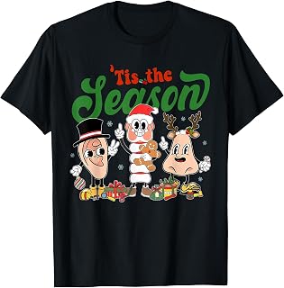 Tis The Season ENT Nurse Crew Christmas Audiology Ear Dr T-Shirt