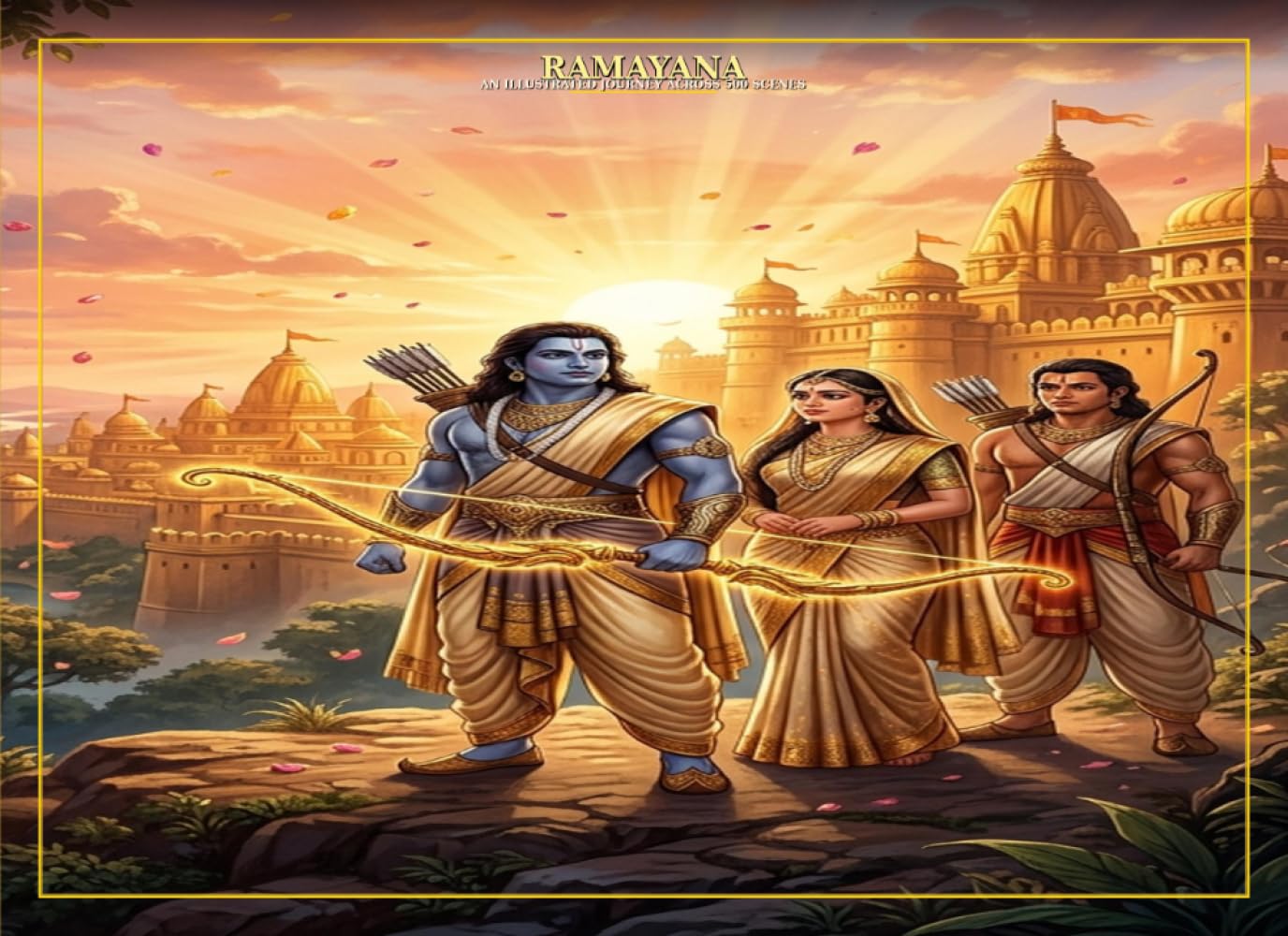 The Epic Story of Ramayana.pdf: An Illustrated Journey Across 500 Scenes