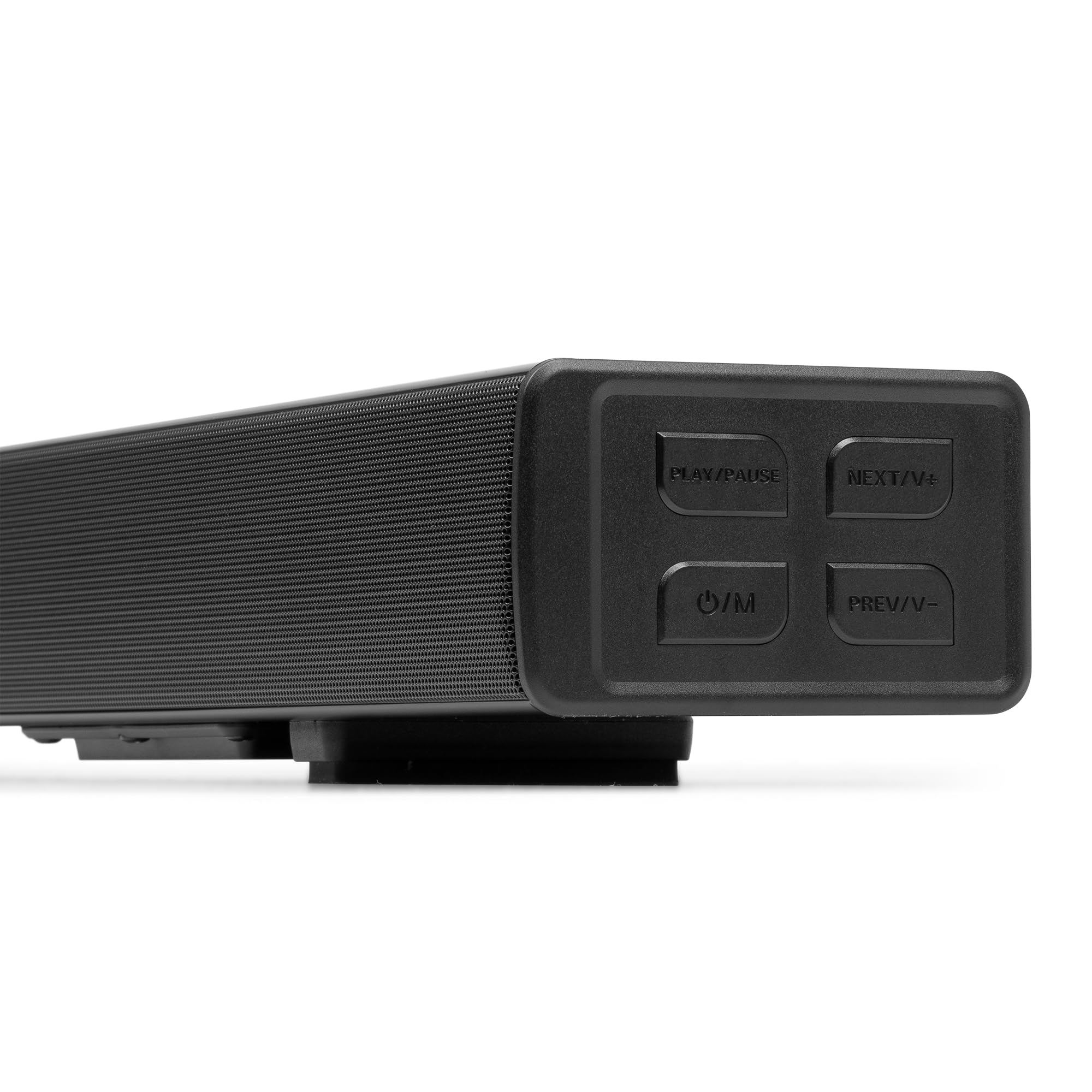 Audizio SB95 Soundbar für TV Geräte – Bluetooth 5.3, 120 Watt, HDMI ARC, Optisch, USB & AUX – Equalizer mit 3 Sound-Modi, TV Soundbar mit integriertem Subwoofer - Heimkino Soundsystem, 88cm - Schwarz