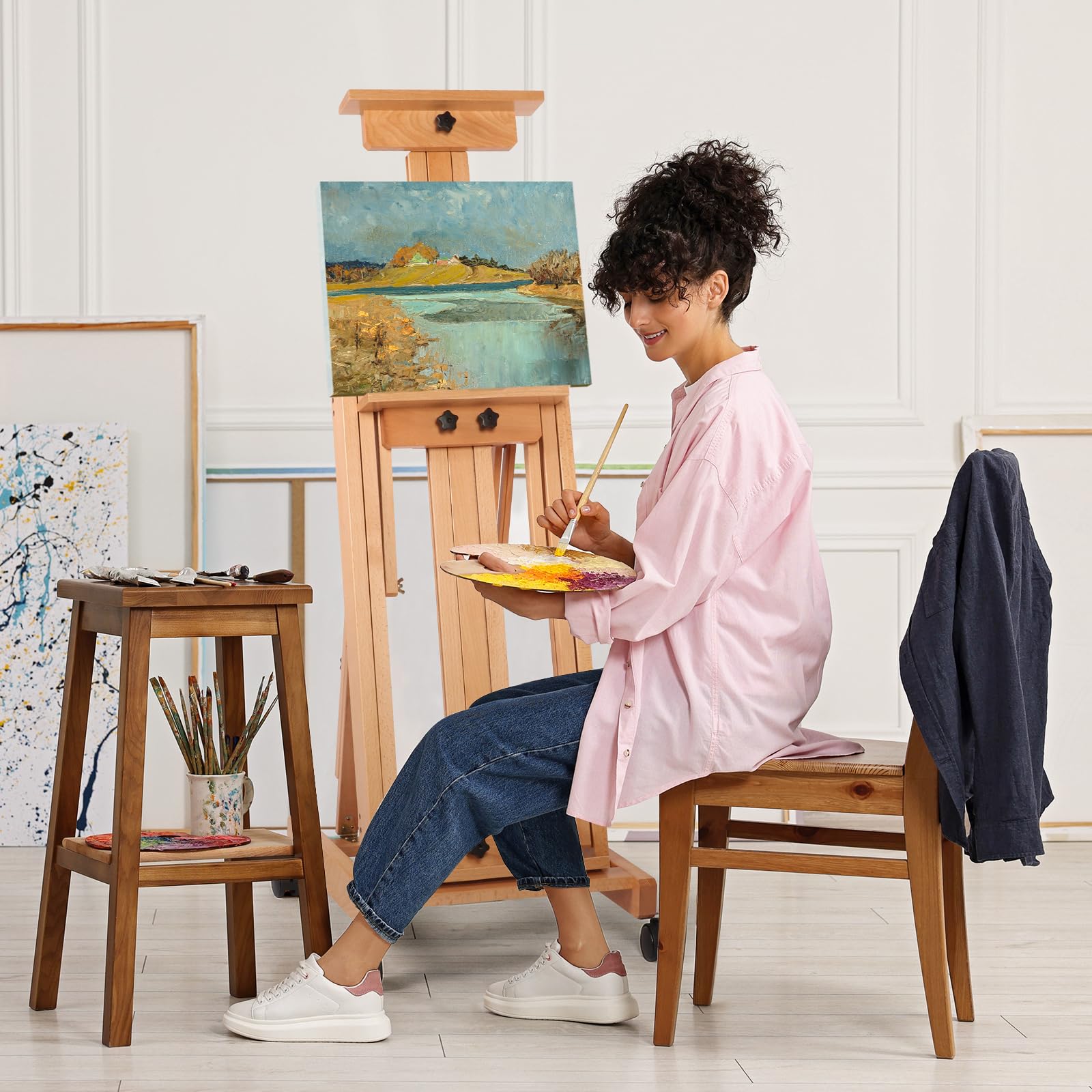 絵画創作応援！イーゼル・キャンバス付き！ 絵画創作応援！イーゼル・キャンバス付き！ 絵画創作応援