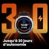 Amazfit T-Rex Ultra 2 Montre Connectée Outdoor, GPS Double Bande, Boîtier Titane 51 mm, Écran AMOLED 1,5" Verre Saphir, Lampe Torche, 30 Jours Autonomie, Cartes Hors Ligne, 10 ATM, 180+ Modes Sport - 4