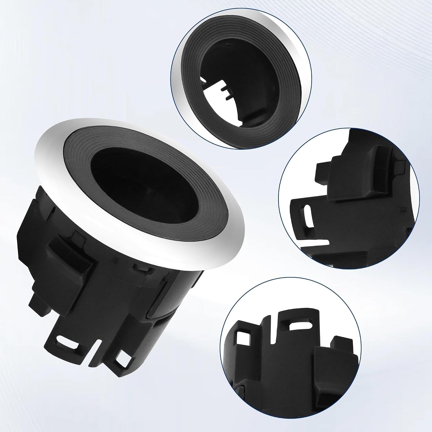 Engine Ignition Switch Start-Stop Button Ring Fit for Nissan Altima 2013-2018 Titan 2016-2020 Maxima 2016-2020 Pathfinder 2013-2020 BMW X3 2011-2013 Replace 285903JA0A