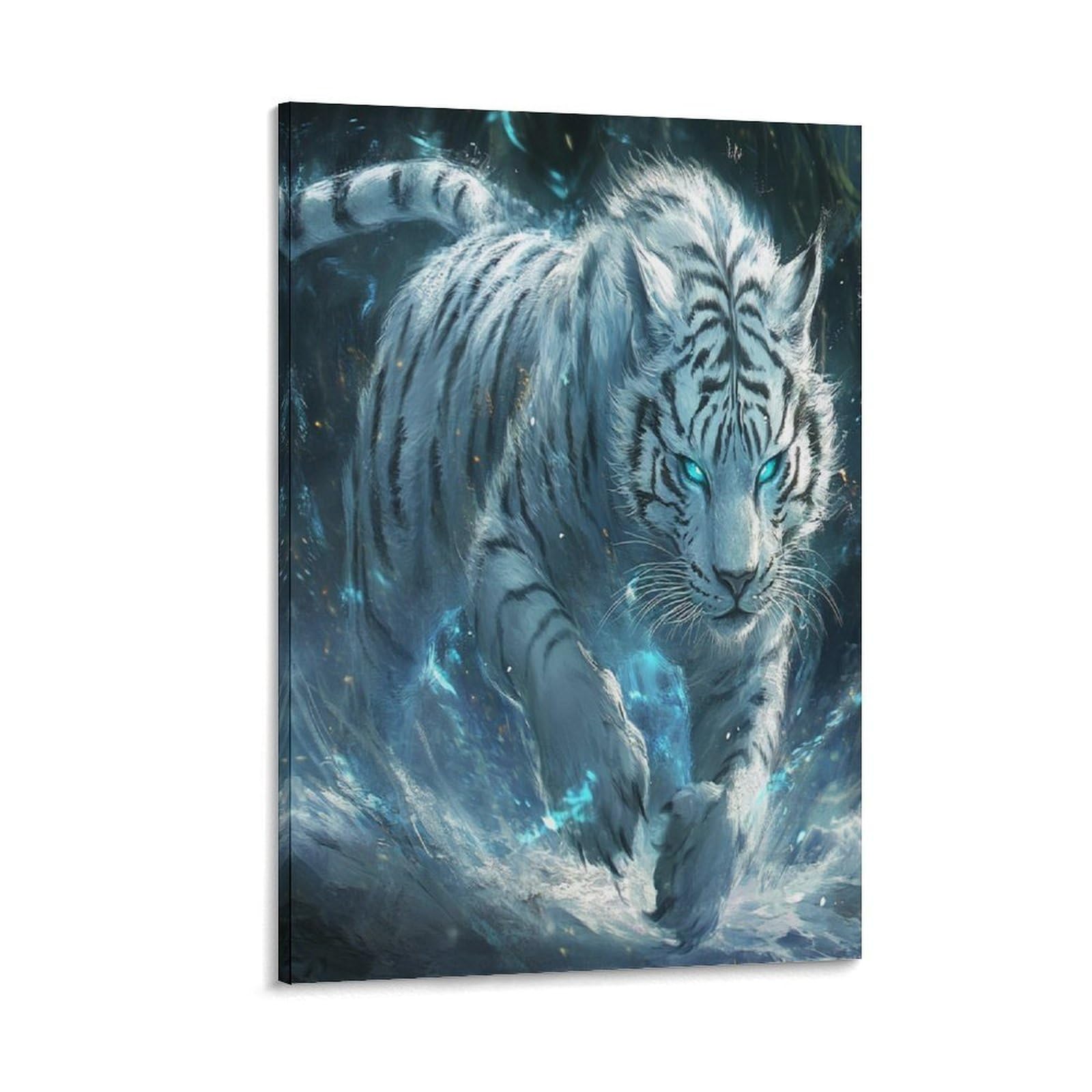 Affiche decoration tigre murale en impression sur toile haute definition - 6