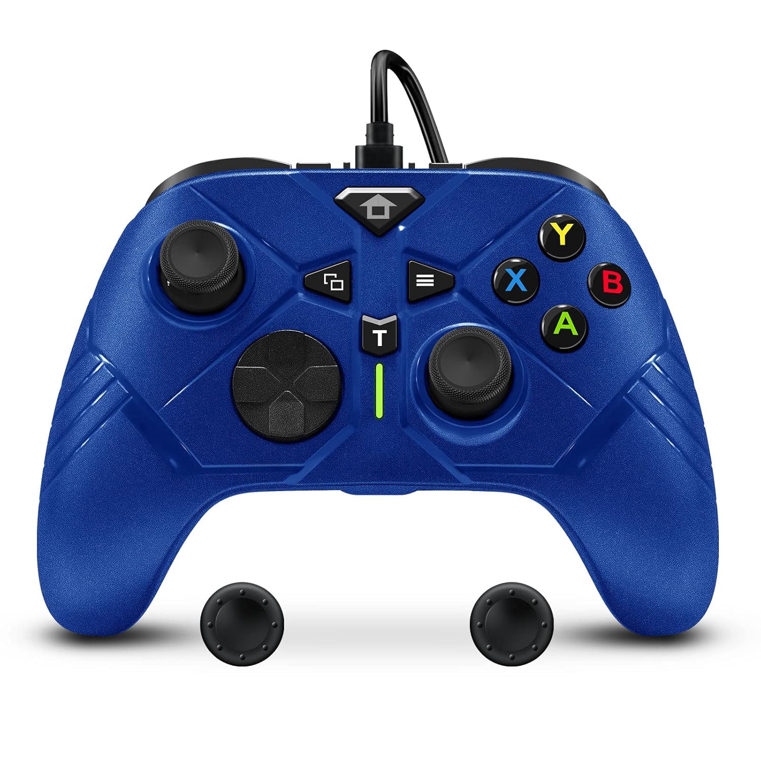 Wired Controller for Xbox One, Wired Controller Gamepad (Blue)