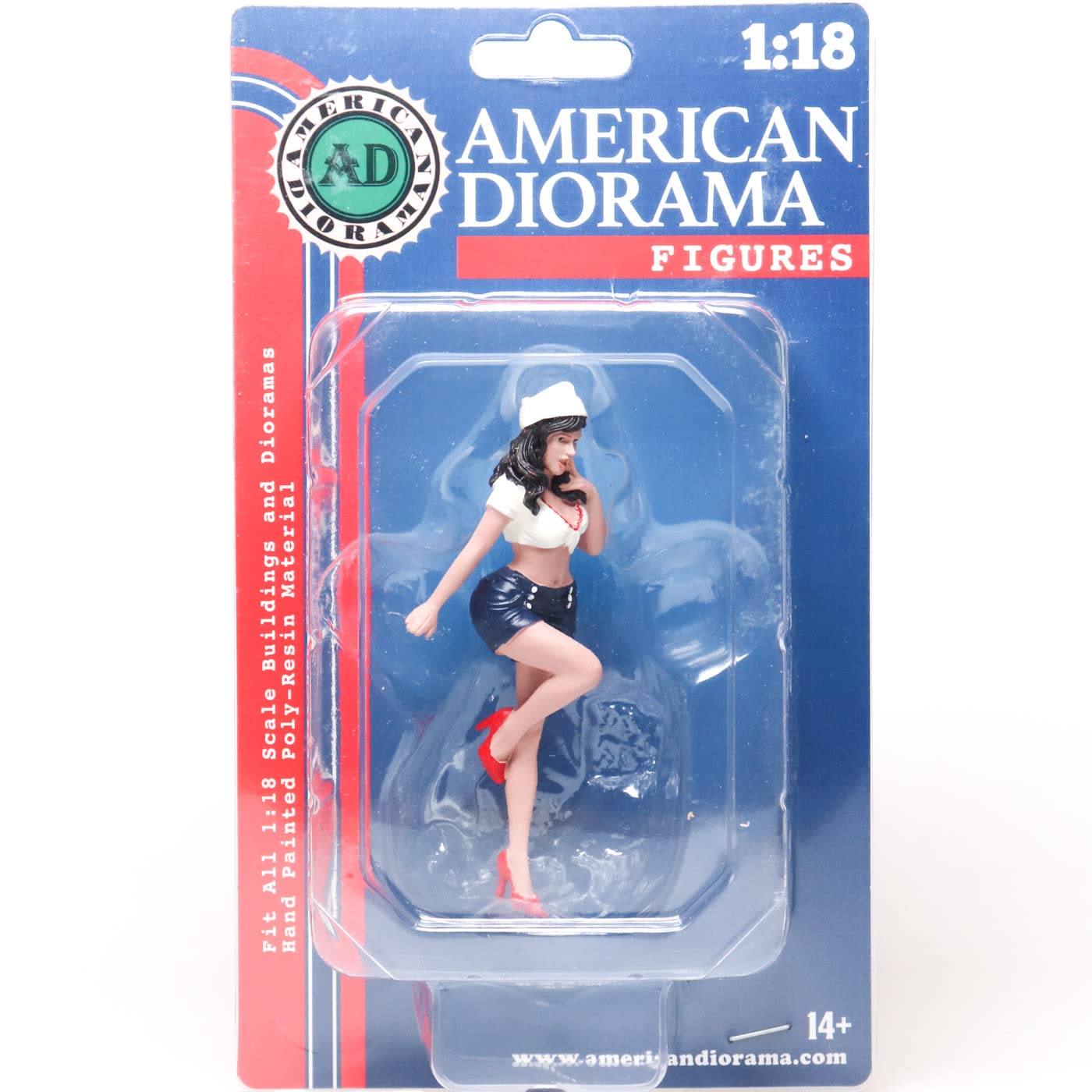 Amazon.co.jp: アメリカン ジオラマ 1/18 ピンナップガール サンドラ