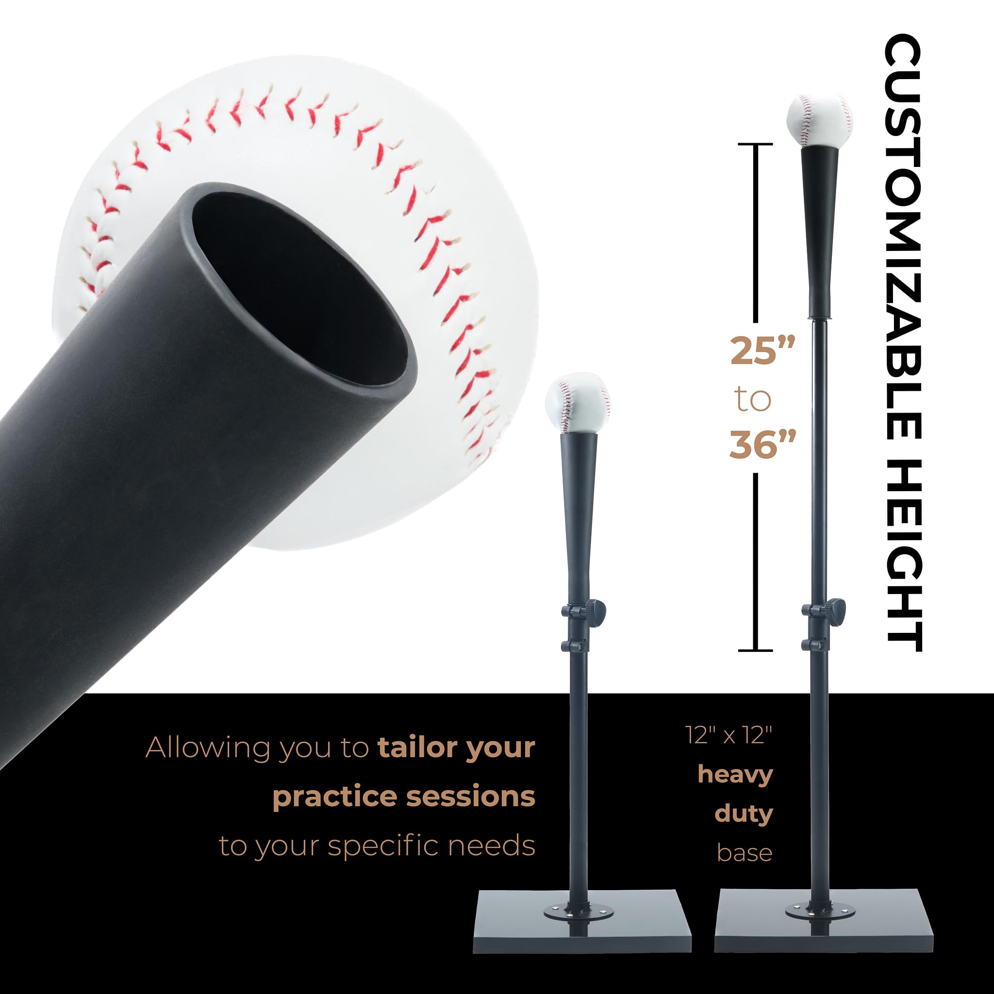 ADNELI T-Ball Set with Baseball for Adults and Kids 3-5 Softball Tees for Hitting T Ball Batting Tee Teeball Tee Batting Tees for Softball Batting Tees for Softball Tee Ball Set