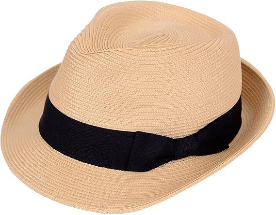 Straw Fedora Hats for Men Women Panama 