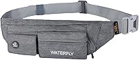 Vista 1 de Waterfly - Cangurera delgada de poliéster suave, resistente al agua, para hombre y mujer, para exteriores, correr, escalar, llevar iPhone 5 6 Plus